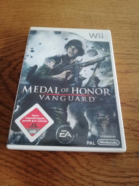 Medal of Honor Vanguard Nintendo Wii komplett mit Anleitung USK ab 18 Jahren(Großes Label)